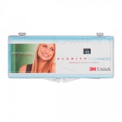 BRACKETI CLARITY ADVANCED MBT CU CARLIG CANIN SI PM 22 CU ADEZIV PREAPLICAT 10BUC