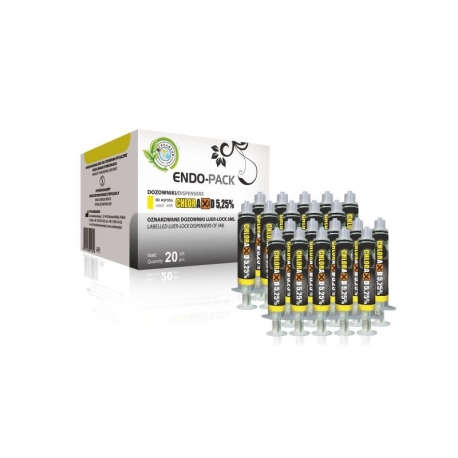 ENDO-SET 20 syr and needles set for Chloraxid