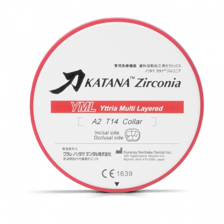 Disc zirconiu Katana Zirconia YML 98 x 14 mm Kuraray Noritake