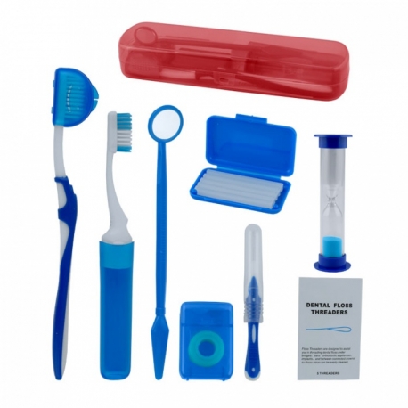 KIT  IGIENIZARE ORTODONTIC ROSU