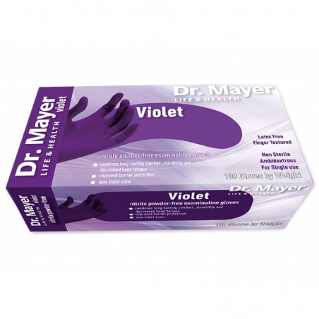 Manusi examinare nitril violet marimea S Dr.Mayer