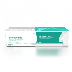 12 Fire Sutura Premium Polypropylene 5-0 Cu Ac de 18mm 1/2 Rotund Dr. Mayer