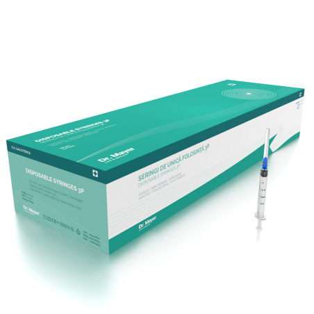 Seringa unica folosinta 3P 2ml DR. MAYER ac 23G luer slip