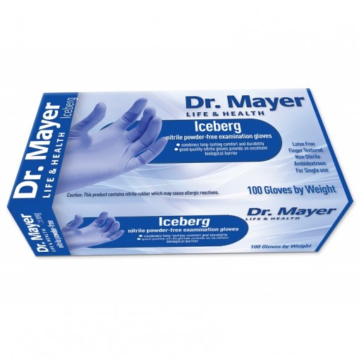 Manusi examinare nitril indigo Iceberg marimea M Dr.Mayer