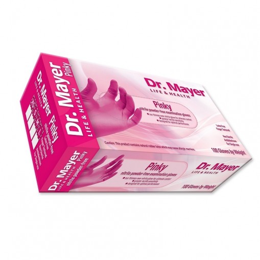 Manusi examinare nitril fuchsia marimea XS Dr.Mayer