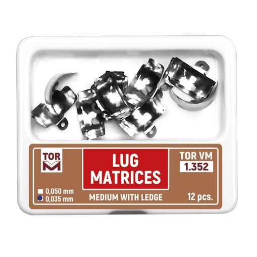 Matrici subgingivale Lug 0.050mm Medium cu bordura TorVM
