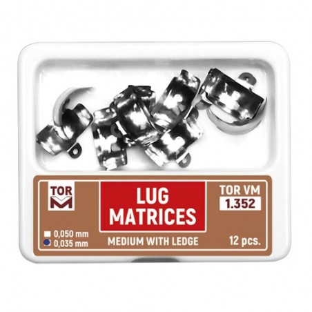 Matrici subgingivale Lug 0.035mm Medium cu bordura TorVM