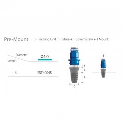 Implant SHR D4.0 L4 No...
