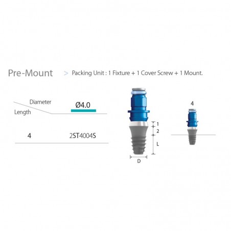 Implant SHR D4.0 L4 No Mount Inno