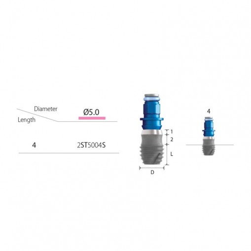 Implant SHR D5.0 L4 No Mount Inno