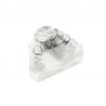 Surub disjunctie palatinal cu arcuri Memoria Leaf 6mm 2 arcuri 450g Leone