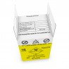Cutie carton 10 L cu sac destinata colectarii Deseurilor Medicale Infectioase(sac inclus)
