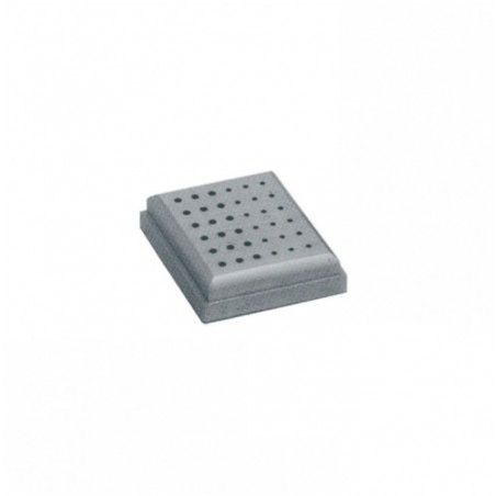 Cutie aluminiu pentru freze turbina si contraunghi 36 orificii 60 x 50 mm Falcon
