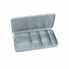 Cutie aluminiu compartimentata pentru ace si freze 150 x 90 x 10mm Falcon