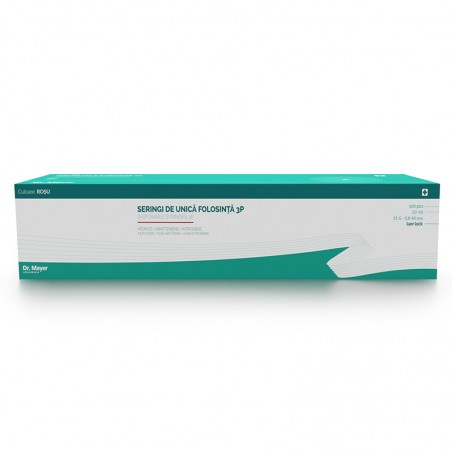 Seringa Rosie 3P 10ml cu ac 21G luer lock Dr. Mayer