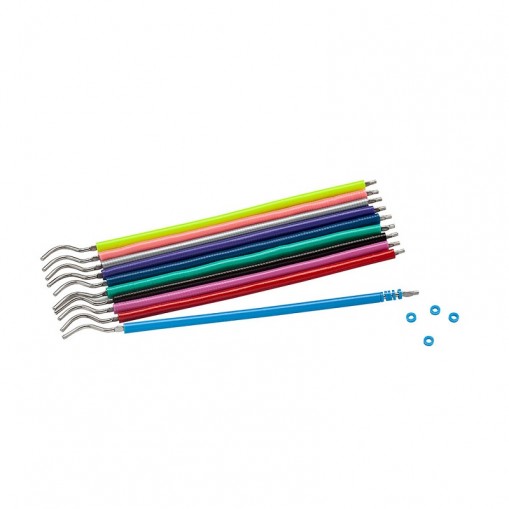 Ligaturi colorate culori asortate 10 stickuri 100 ligaturi Orthometric