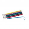 Ligaturi colorate culori asortate 10 stickuri 100 ligaturi Orthometric