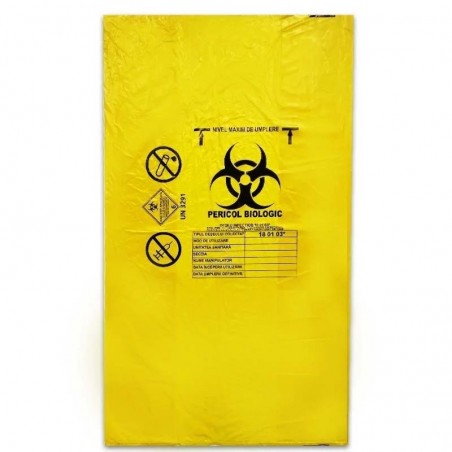 Saci galbeni pericol biologic 40L