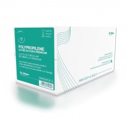 Fire Sutura Premium Polypropylene 3-0 Cu Ac de 20mm 3/8 Triunghiular Dr. Mayer
