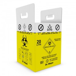 Cutie Carton 20 L Cu Sac Destinata Colectarii Deseurilor Medicale Infectioase(Sac Inclus)