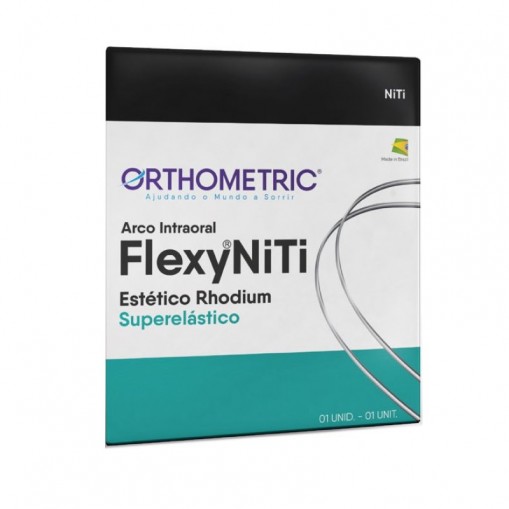 Arcuri fizionomice intraorale rectangulare superior FlexyNiTi Super Elastic Esthetic Orthometric