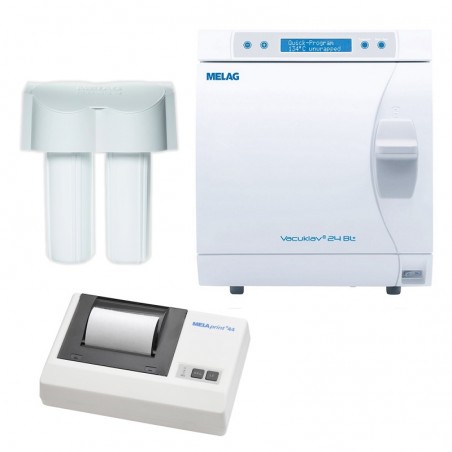Autoclav Vacuklav 24BL+ 29l + MELAprint44 + MELADem40 Melag