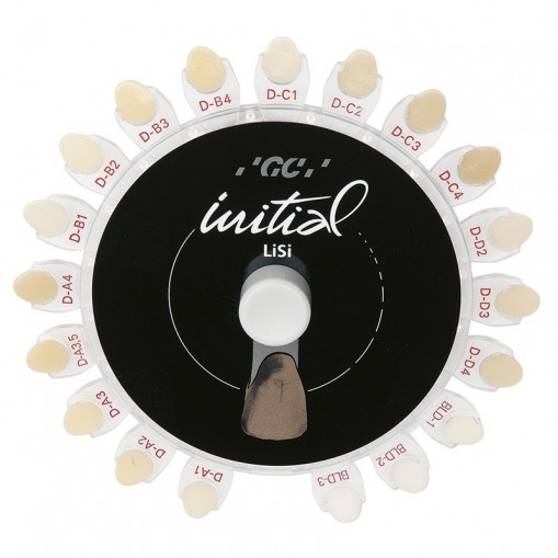 GC Initial LiSi Shade Guide Dentine Colours 1CD