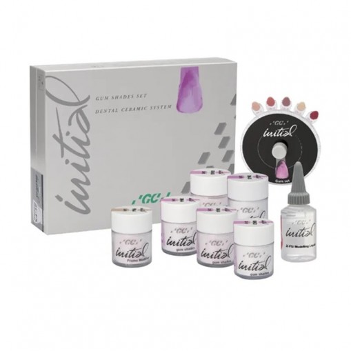 GC Initial Zr-FS Gum Shade Set + New Shade Guide