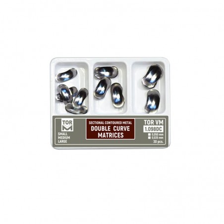 Matrici sectionale conturate metalice dublu curbate 0.050mm 30 bucati TorVM
