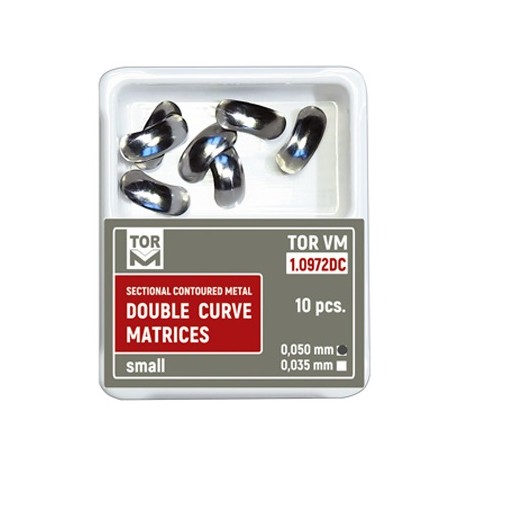 Matrici metalice sectionale conturate dublu curbate small 0.050mm TorVM