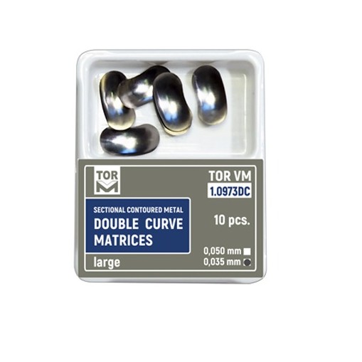 Matrici metalice sectionale conturate dublu curbate large 0.050mm TorVM