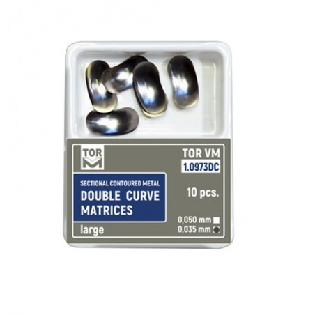 Matrici metalice sectionale conturate dublu curbate large 0.050mm TorVM