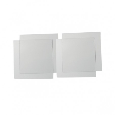 Folii gutiera patrate 125mm x 125mm - 0.5mm 25 bucati Leone
