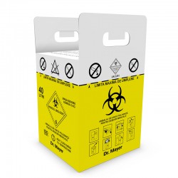 Cutie Carton 40 L Cu Sac Destinata Colectarii Deseurilor Medicale Infectioase(Sac Inclus)