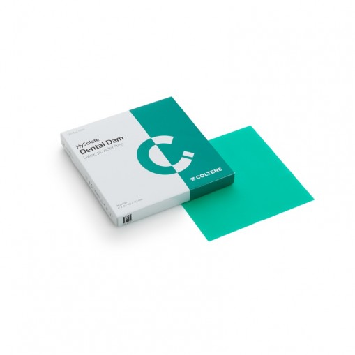 HySolate Latex Dental Dam Green medium 152x152mm Coltene
