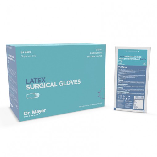Manusi chirurgicale Latex, Sterile, Nepudrate, Premium Dr. Mayer