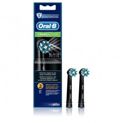 Rezerva 2 Capete Periuta Electrica Oral B Cross Action BLACK - EB50