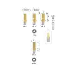 Bont Ti-Base lung cu HEX...