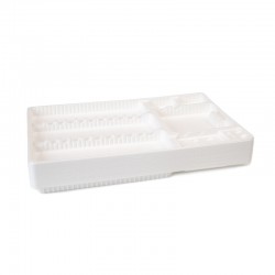 Tavite plastic mari albe 4 x 100 bucati Dr.Mayer