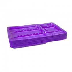 Tavite plastic mari mov 100 bucati Dr.Mayer