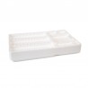 Tavite plastic mari albe 100 bucati Dr.Mayer