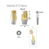 Bont Ti-Base angulat scurt fara Hex D4.0 Inno