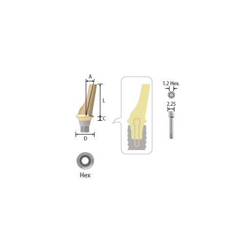 Bont Angulat NARROW D4.5 A25 L8mm Inno