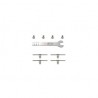 Refill 4 suruburi + incinte pentru acrilic + cheie pentru activare pentru Telescopic Advancer Leone
