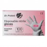 Manusi examinare nitril nepudrate roz marimea S Dr. Protect