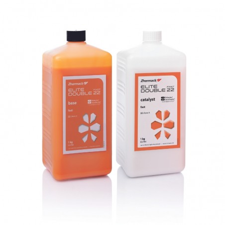 Silicon duplicare Elite Double 22 Fast baza 1kg + catalizator 1kg Zhermack
