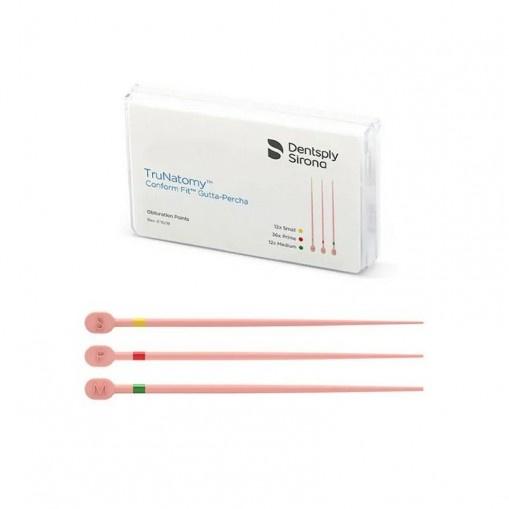 Conuri gutaperca asortate TruNatomy Conform Fit Dentsply
