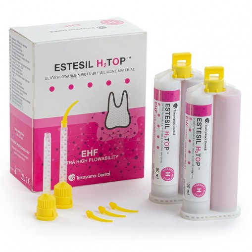 Estesil H2Top EHF Extra High Flowability Gun Mix 1:1 2 x 50ml Tokuyama