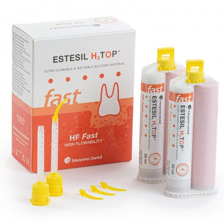 Estesil H2Top HF High Flowability Gun Mix 1:1 Fast 2 x 50ml Tokuyama
