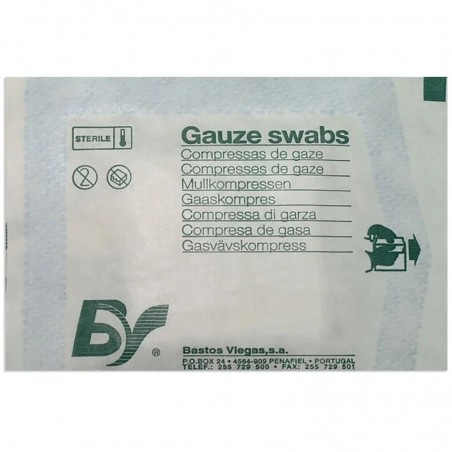 Comprese sterile netesute 5x5cm 5 bucati Bastos Viegas